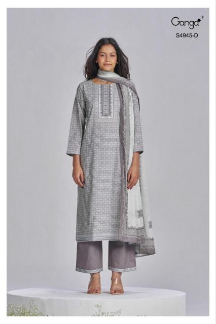 Ganga hanima 4945 wholesale dealers for dress materials in chennai